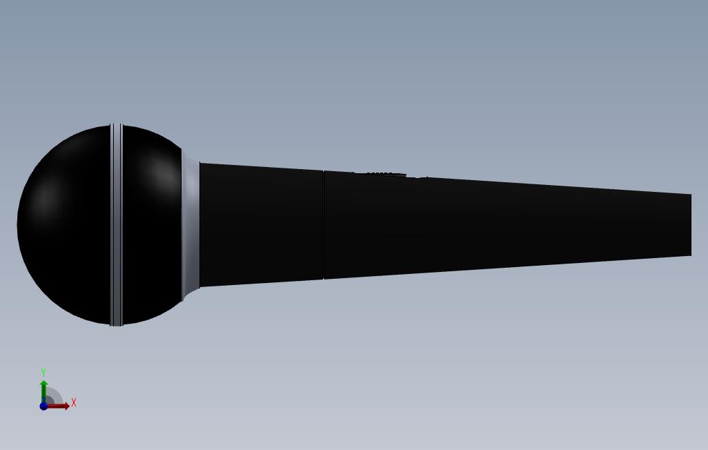 麦克风_SOLIDWORKS 2013_模型图纸免费下载 – 懒石网