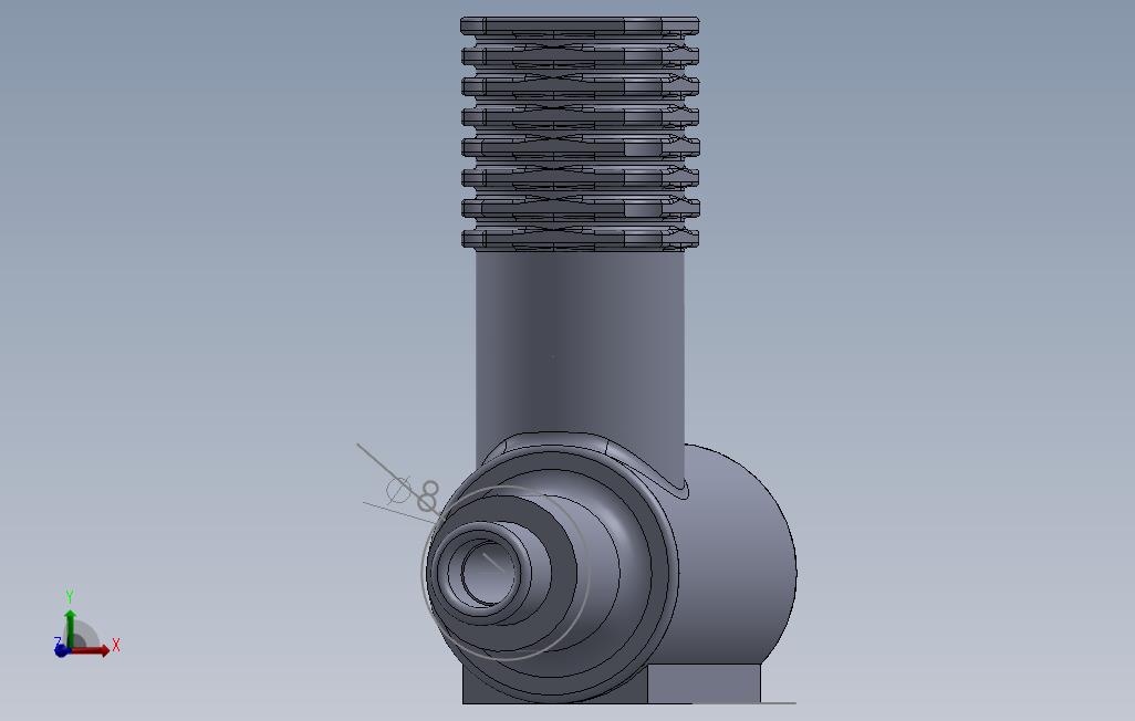 2冲程发动机铅笔磨刀