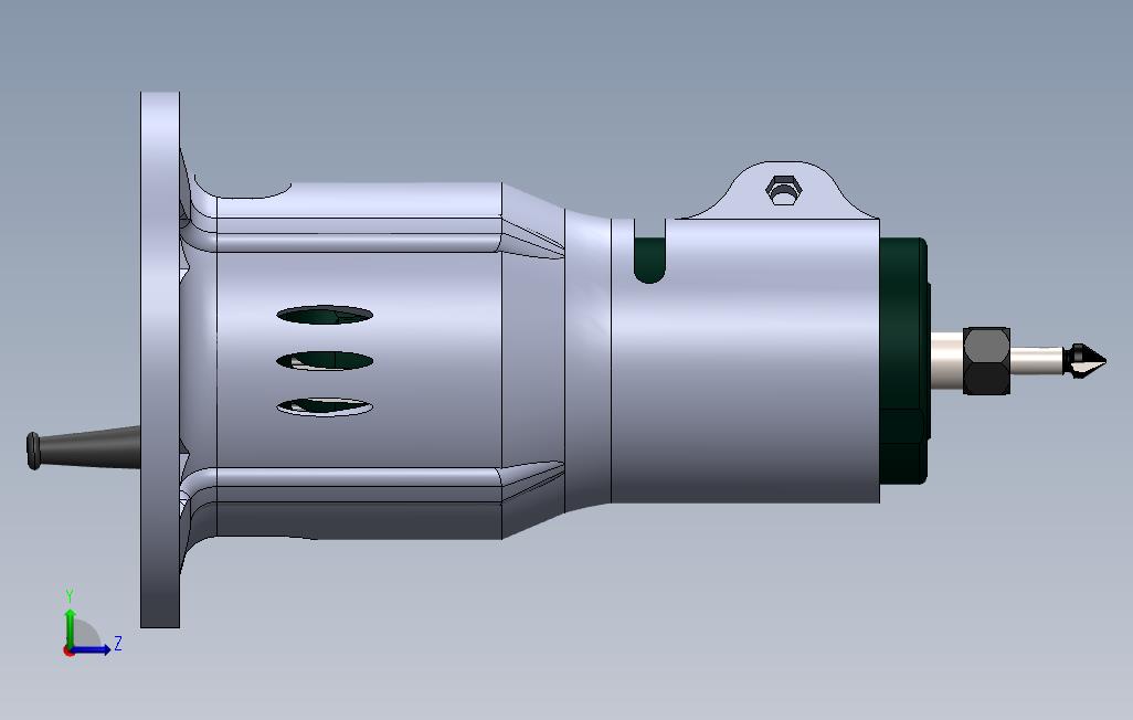 _ASEA机器人刀架 左侧视图