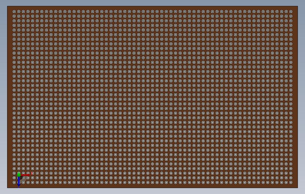 _PERFBOARD-DOTPCB-原型板-孔板 俯视图