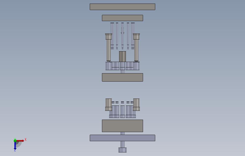 _三重石英连接器 俯视图