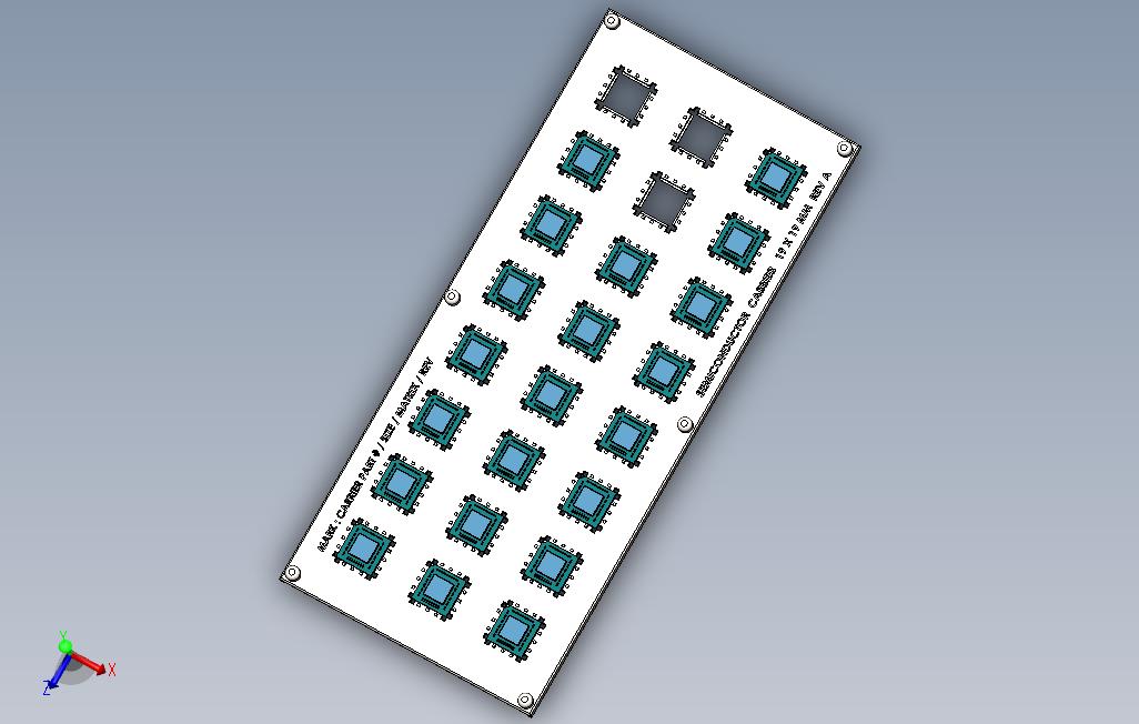 _半导体托架19x19mmreva3x8矩阵