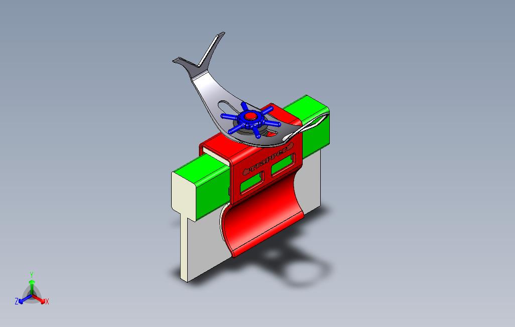 _卡扣式鱼根夹持器