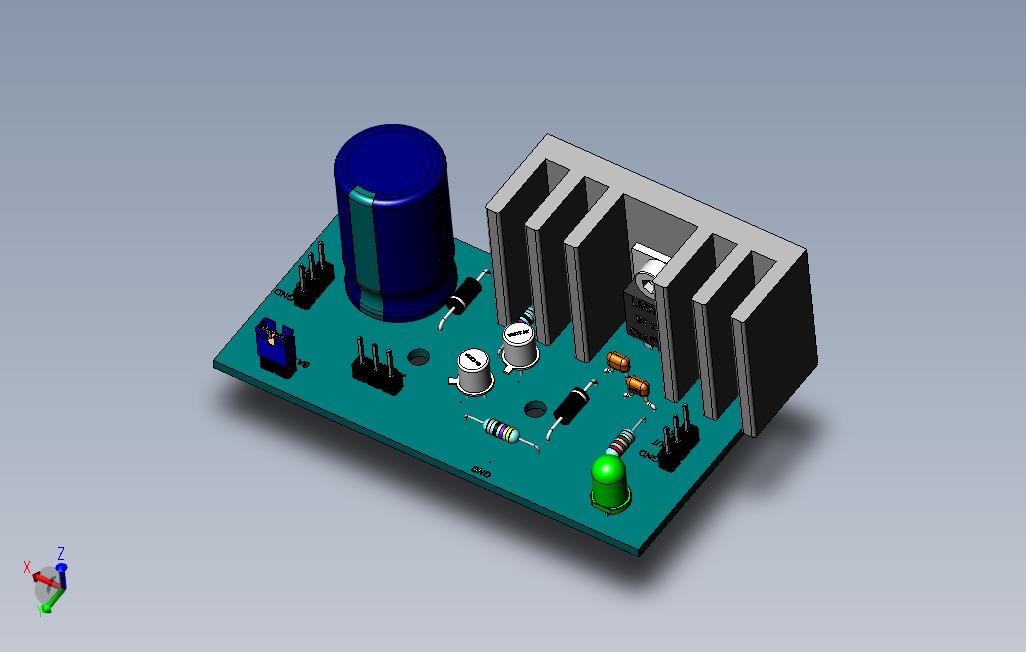_12V至5V1A电源和8x1.5V充电器