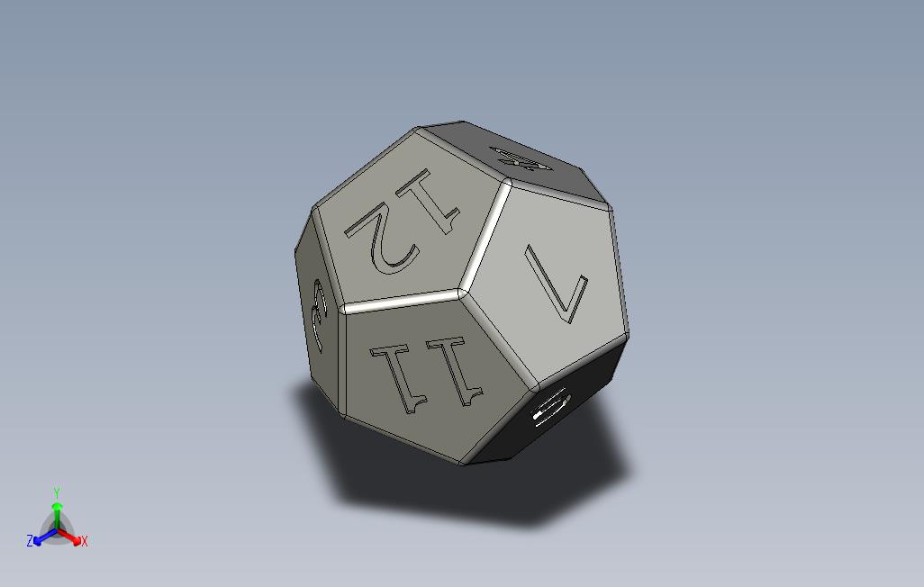 _12面游戏模具