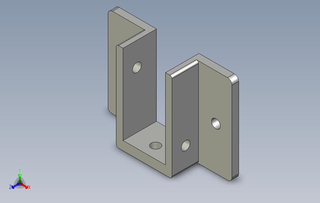 _1“x2”木柱墙支架