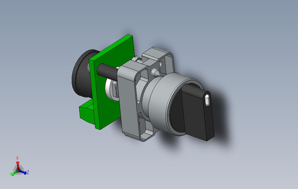 _22MM开关来自AUTOMATIONDIRECT_SOLIDWORKS 2013_模型图纸免费下载 – 懒石网