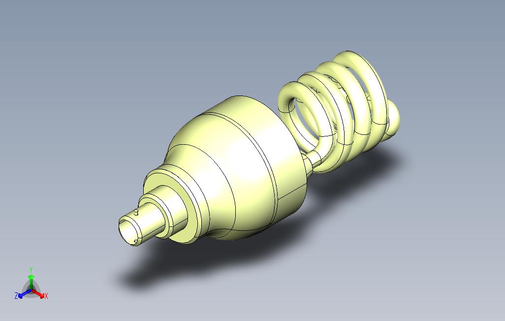CFD灯泡_CATIA_模型图纸免费下载 – 懒石网