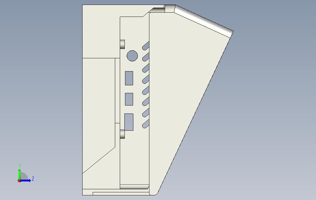 Ender3ProLCDRpberryPi4手机壳(混音和STEP文件) 左侧视图