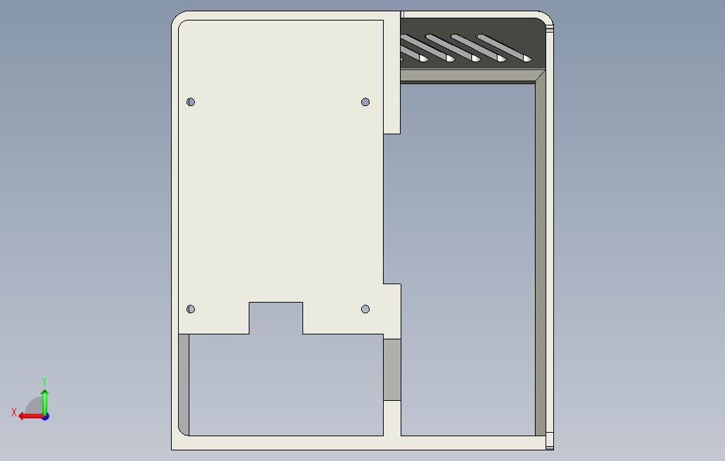 Ender3ProLCDRpberryPi4手机壳(混音和STEP文件) 背面视图
