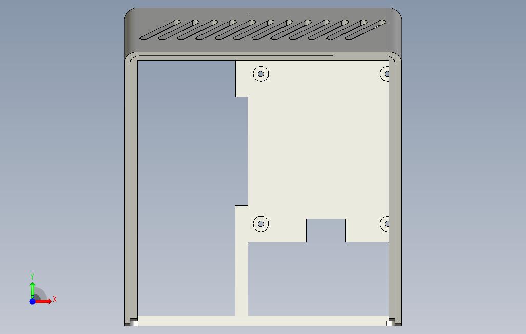 Ender3ProLCDRpberryPi4手机壳(混音和STEP文件) 正面视图