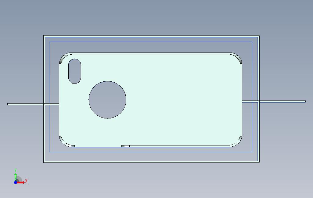 iPhone4铝壳 正面视图
