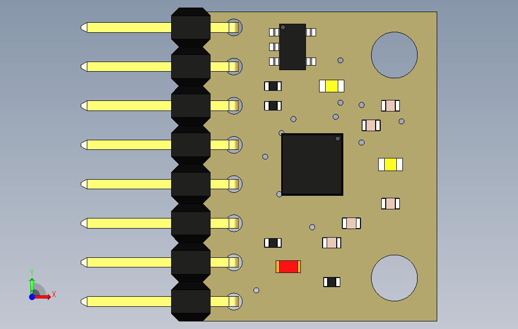 mpu6陀螺仪_STEP_模型图纸免费下载 – 懒石网