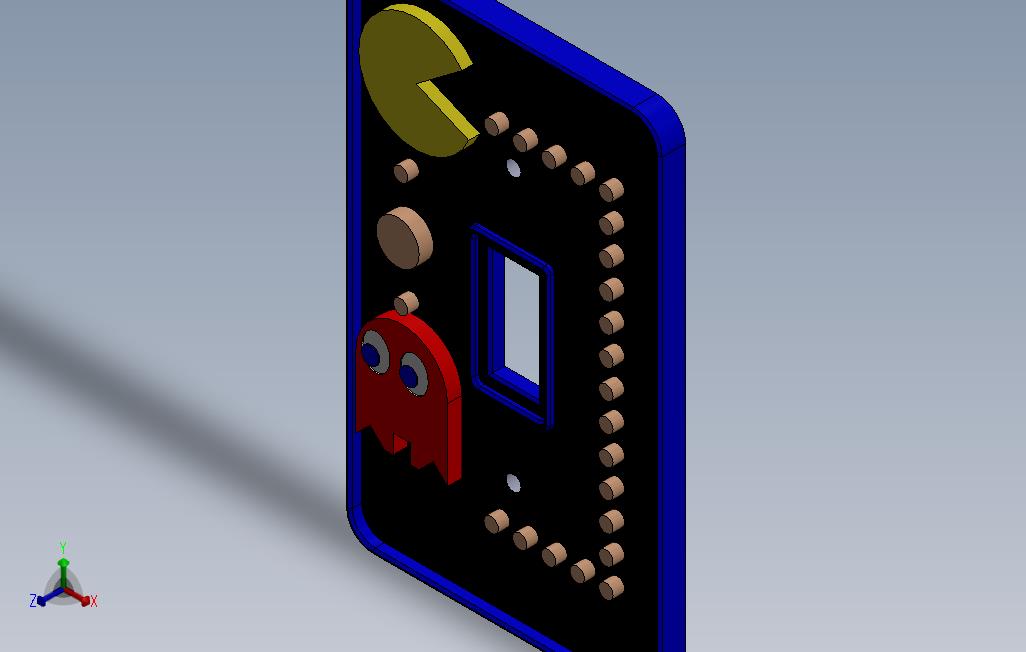 PACMAN灯开关盖