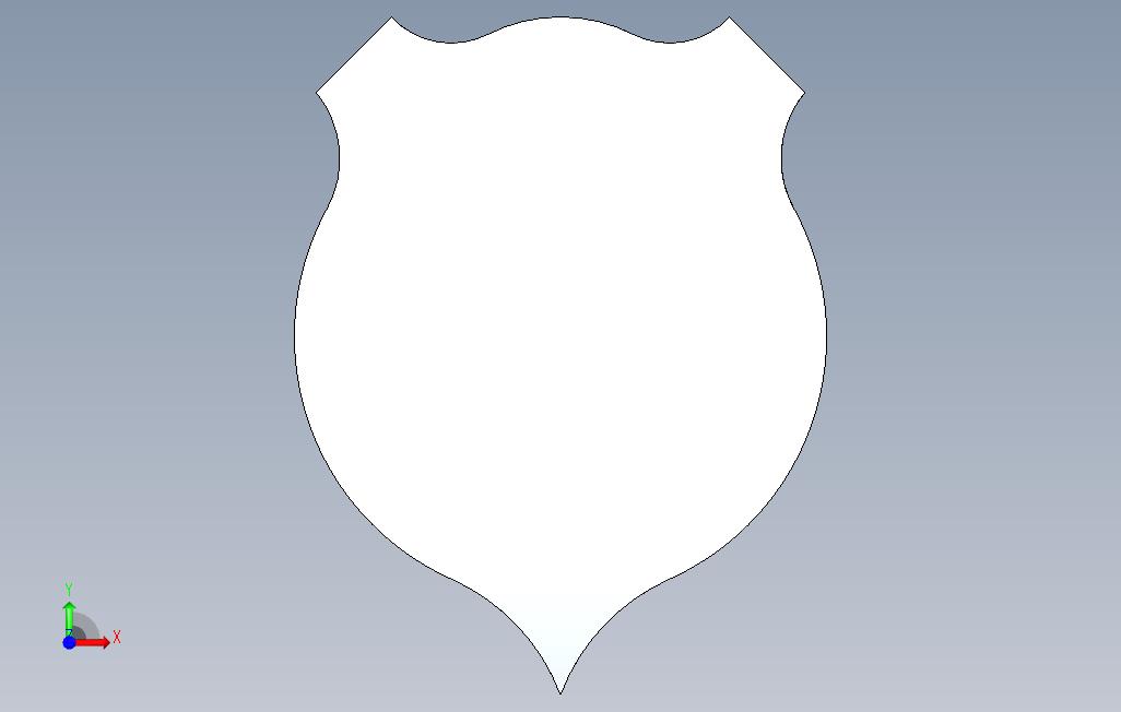 policebdge 正面视图