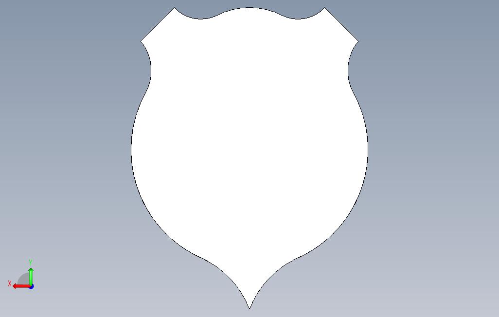 policebdge 背面视图