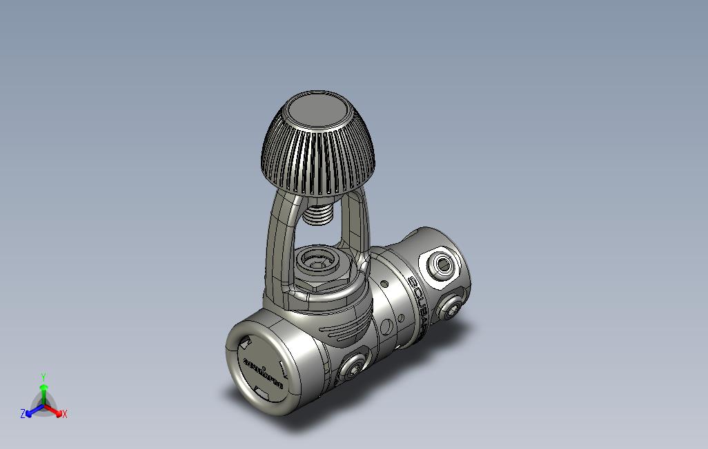 SCUBAPROMK2第一阶段Yoke稳压器 主视图
