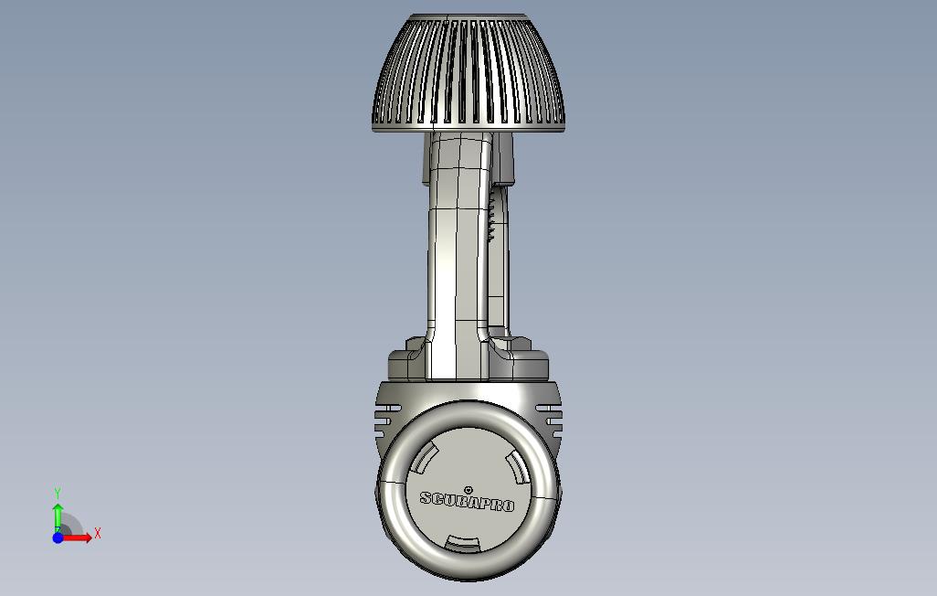 SCUBAPROMK2第一阶段Yoke稳压器 正面视图
