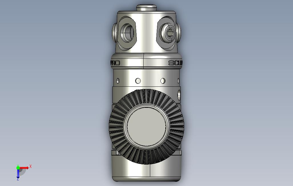 SCUBAPROMK2第一阶段Yoke稳压器 俯视图