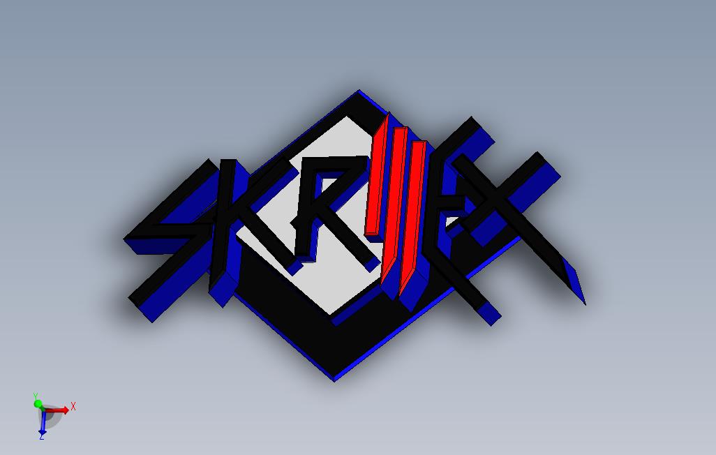Skrillex3D徽标