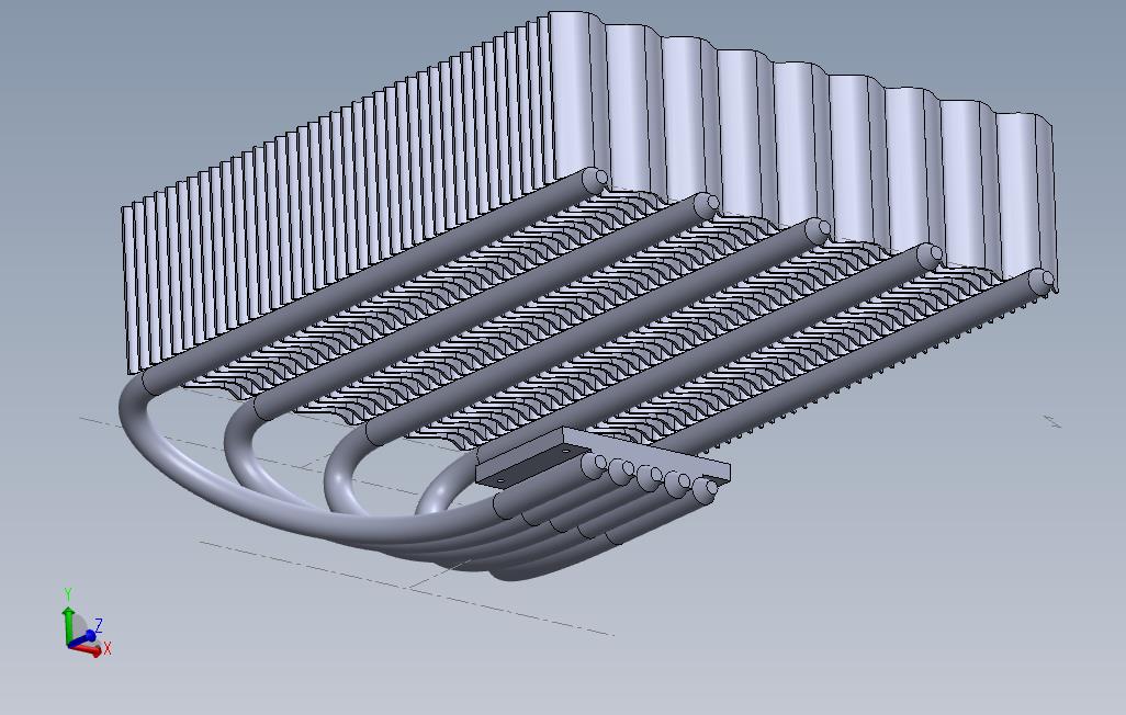 SolidWork中的散热器