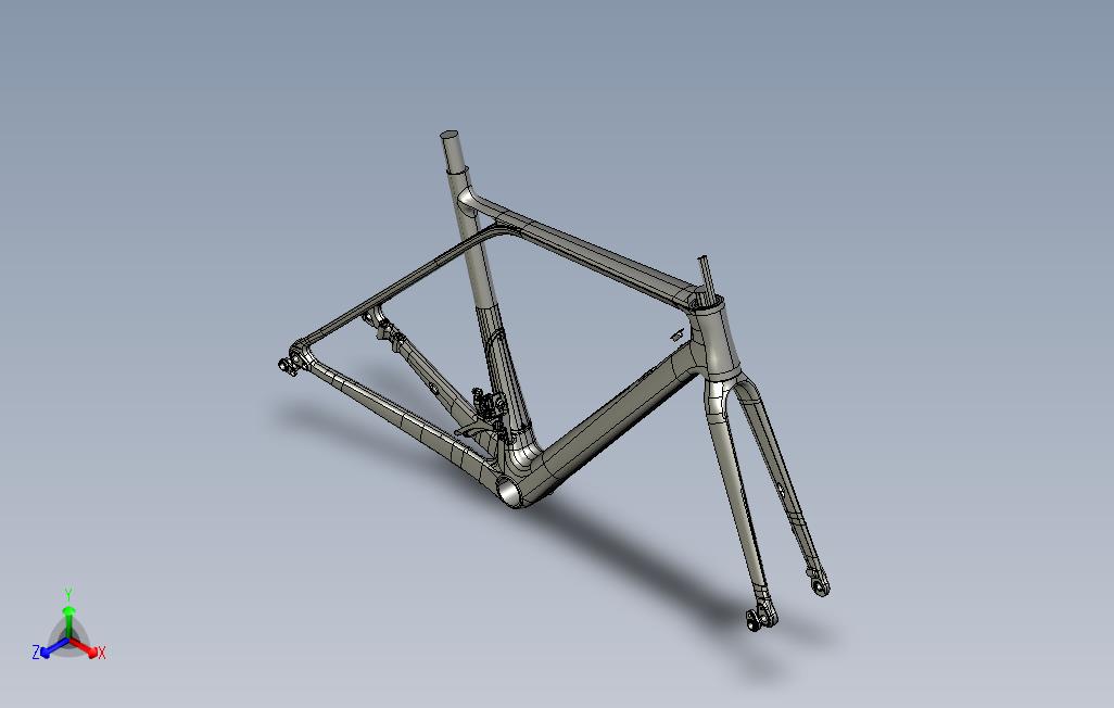 SpeedX独角兽路碟自行车车架