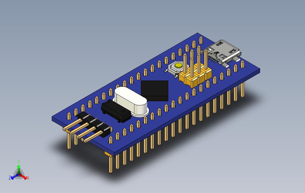 STM32F13C8T6蓝色丸板