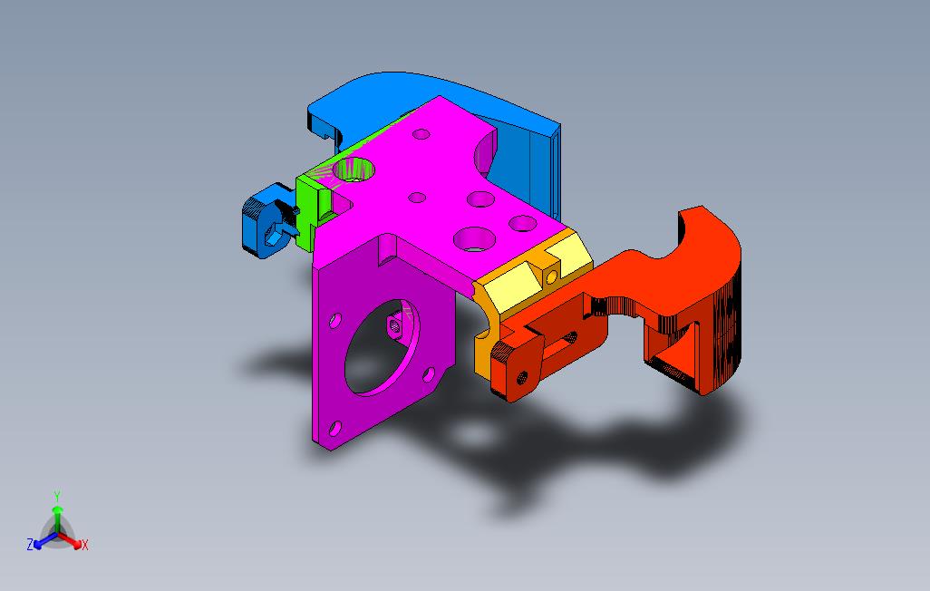 TinDuyCR1Ender3E3Dv6直接安装，带双1风扇