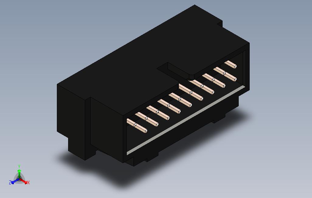 USB3Gen119针直角接头