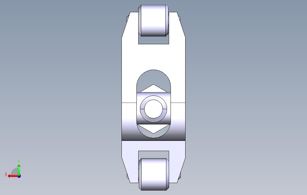 V6发动机摇臂总成 背面视图