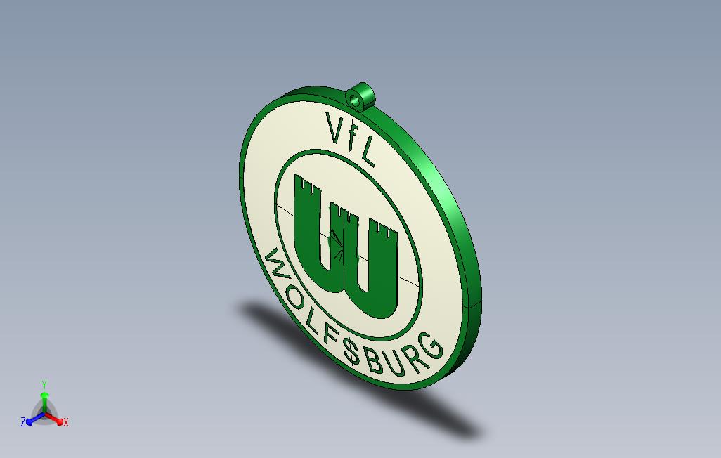 VFL沃尔夫斯堡标志钥匙链