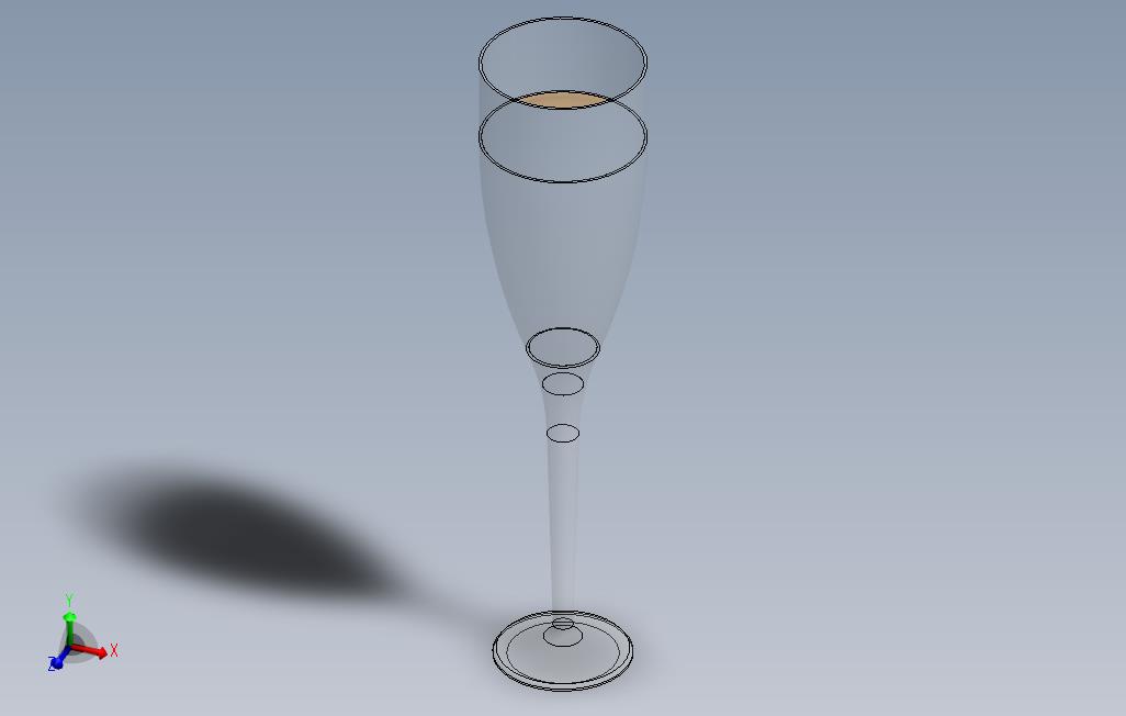 一杯白葡萄酒