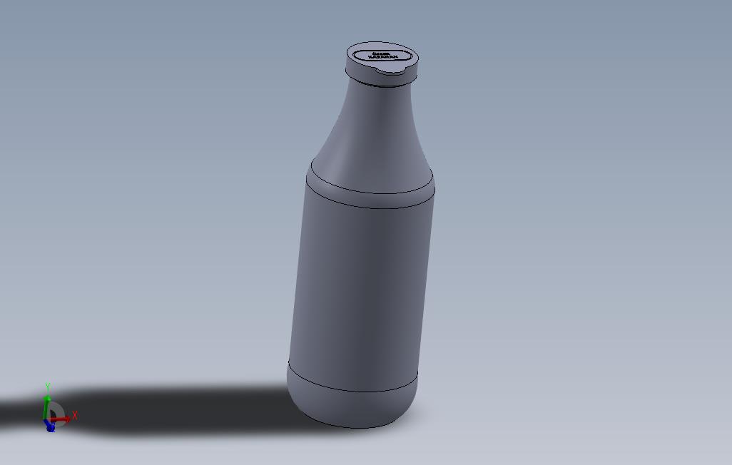 一升瓶CAD_SOLIDWORKS_免费图纸_模型下载 – 懒石网