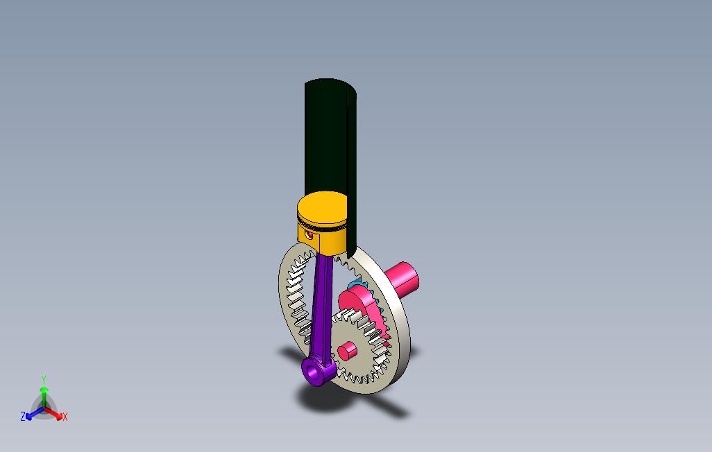 动态系统啮合活塞