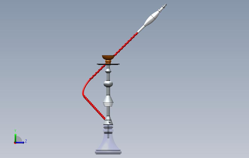 口香糖 左侧视图