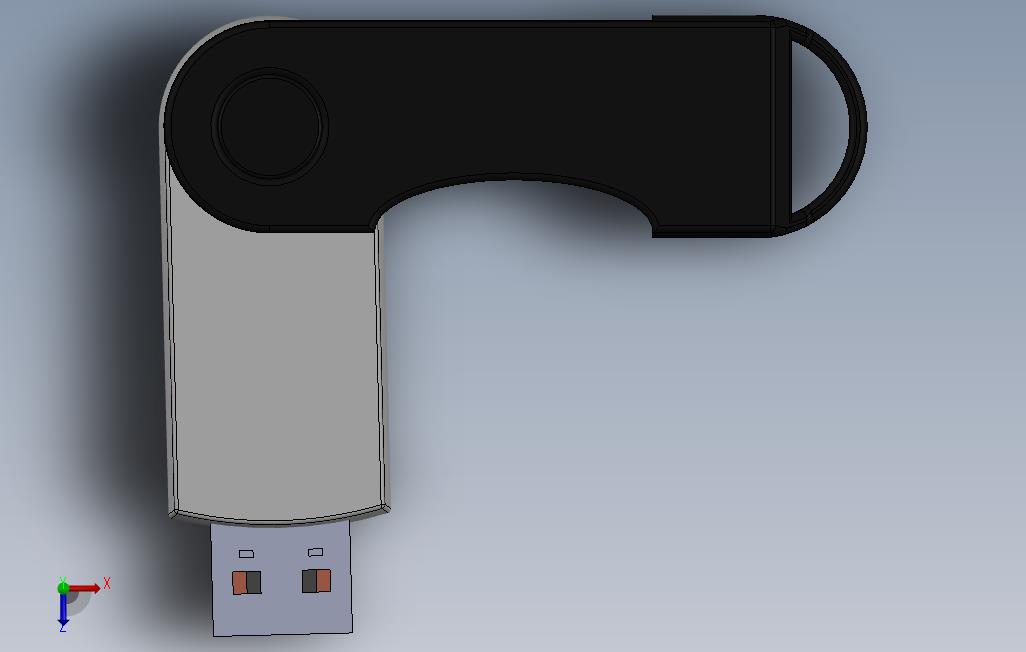 打开USB驱动器_SOLIDWORKS 2011_模型图纸免费下载 – 懒石网