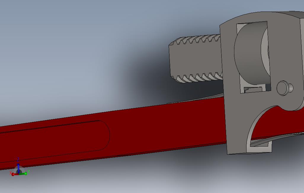 斯蒂尔森扳手_SOLIDWORKS 2013_模型图纸免费下载 – 懒石网