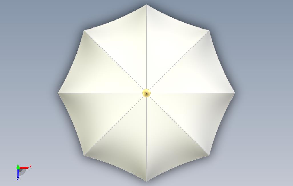 新雨伞 俯视图