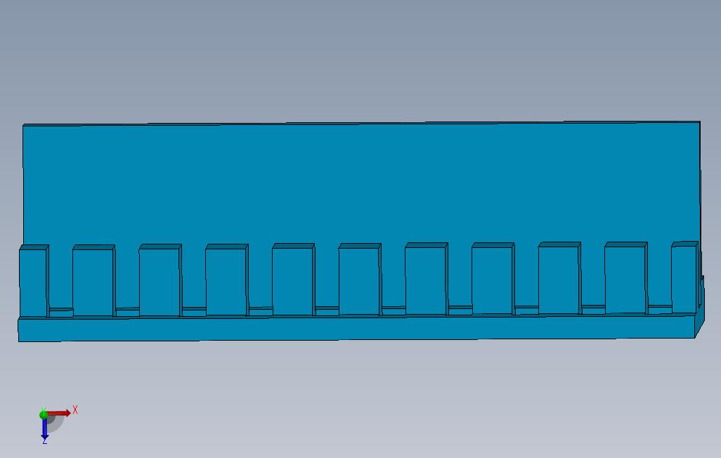 机器人座1x3 主视图
