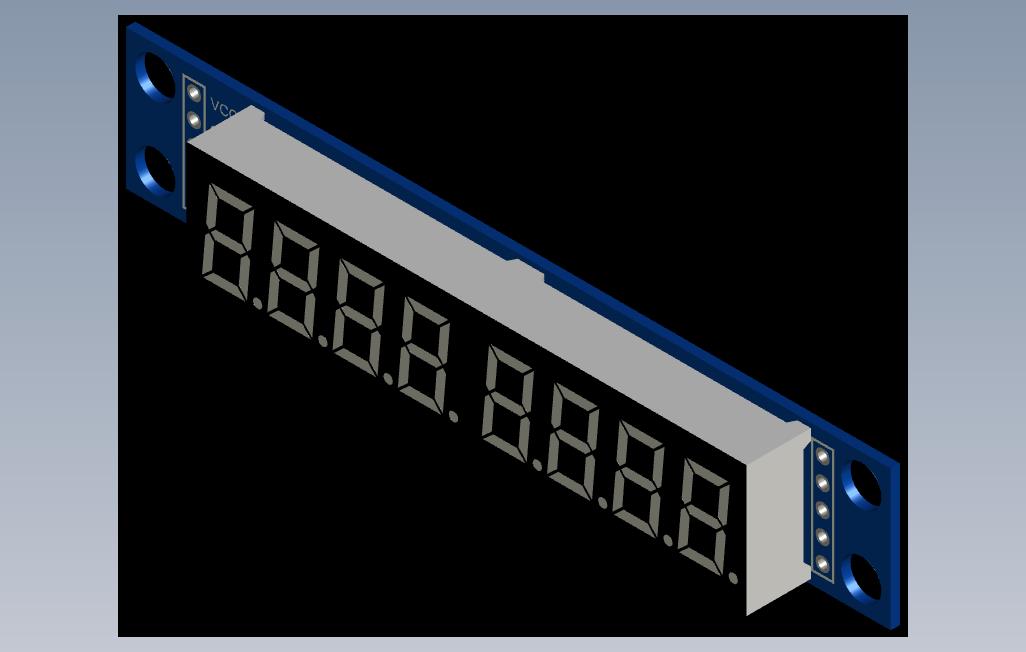 板2x4显示7段