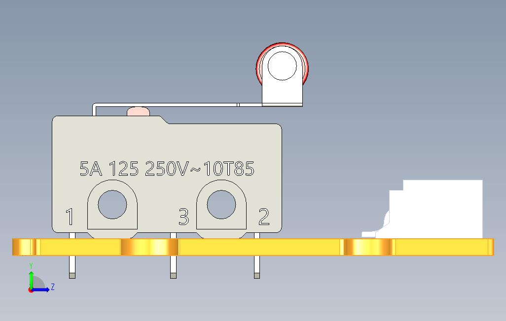 格罗夫微动开关v1_Inventor_模型图纸免费下载 – 懒石网