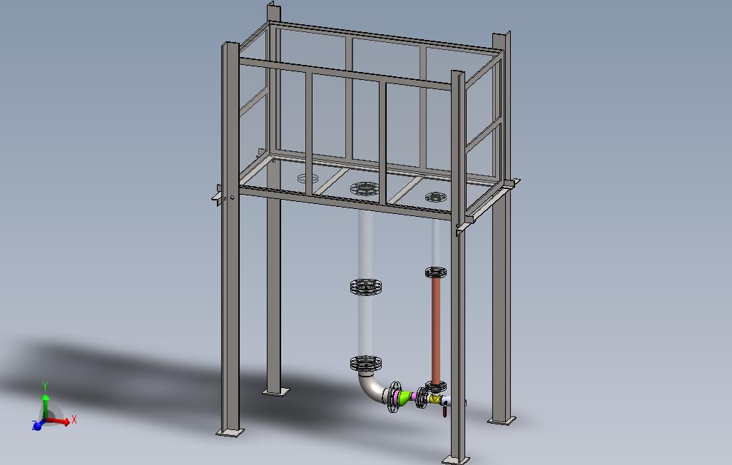 气举回路实验装置。