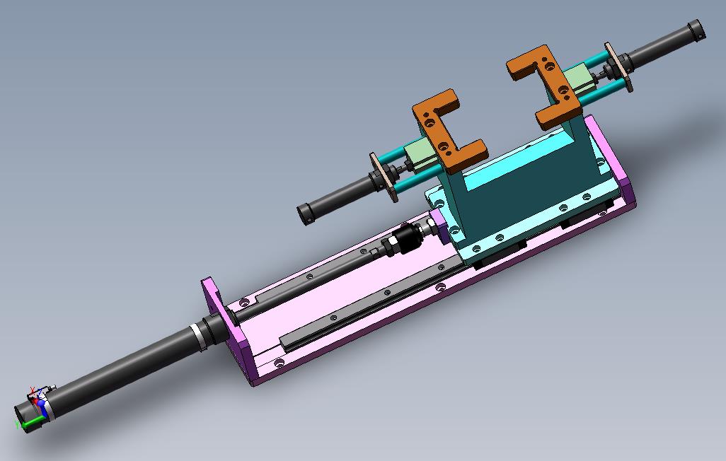 气力输送夹紧平台