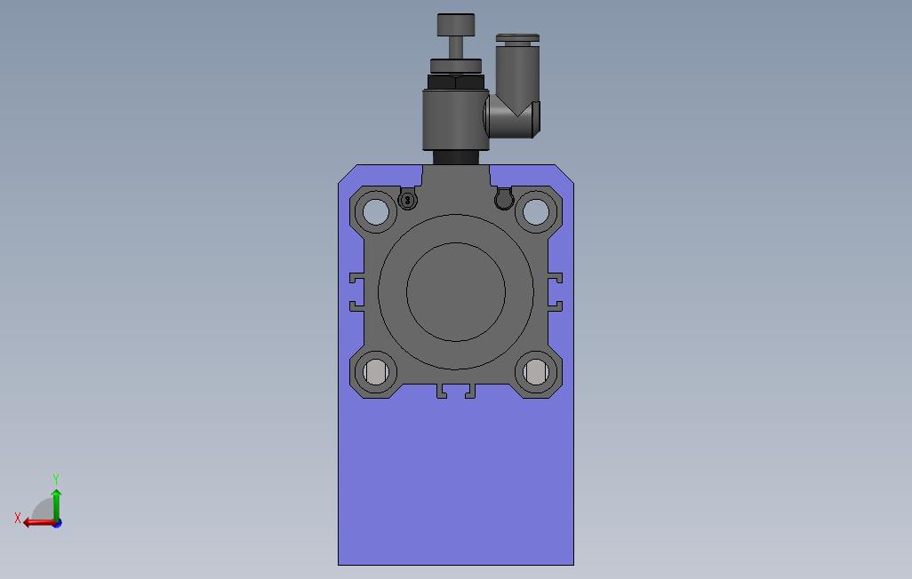 气动夹紧系统 Solidworks 2016 模型图纸免费下载 懒石网