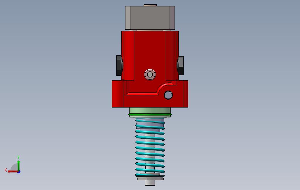 燃油喷射泵剖面图 Solidworks 2016 模型图纸免费下载 懒石网