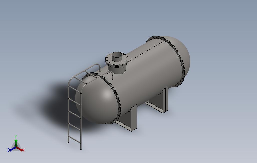 燃油箱 Solidworks 2018 模型图纸免费下载 懒石网