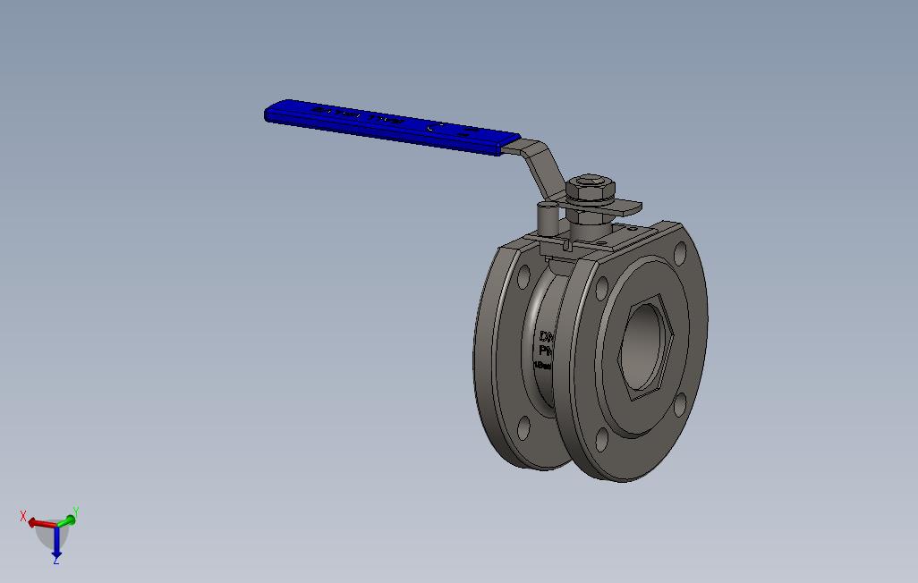 球阀DNPN16法兰连接紧凑型