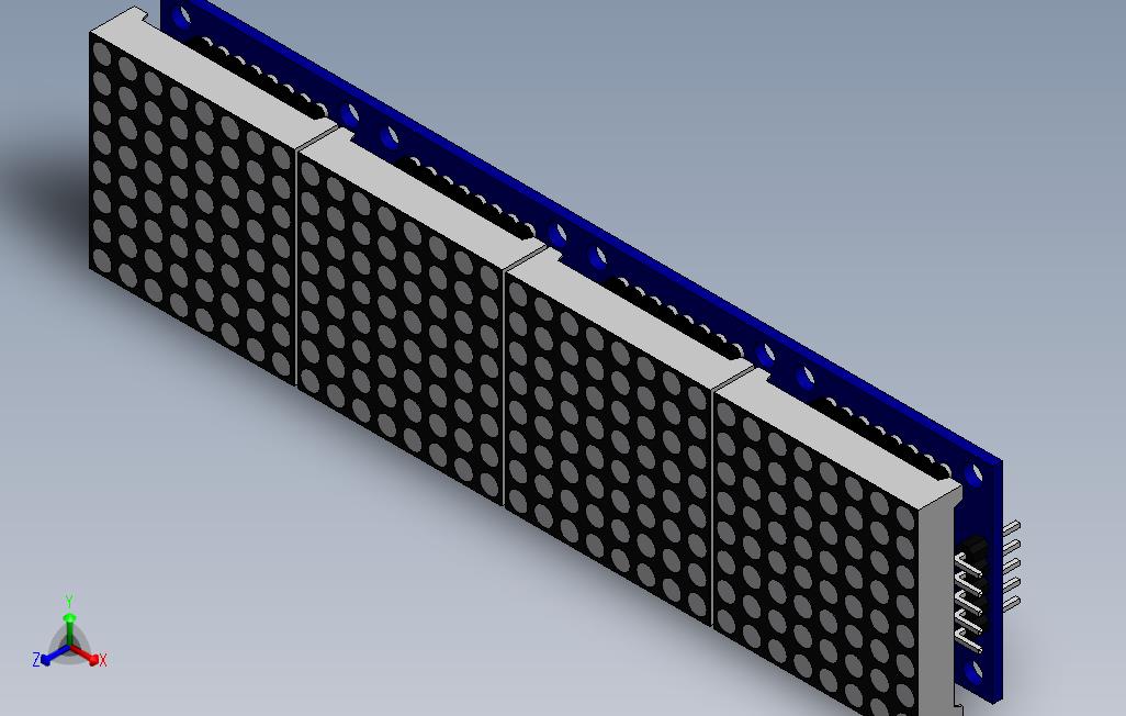 矩阵LED32x84个模块8x8，带MAX7219