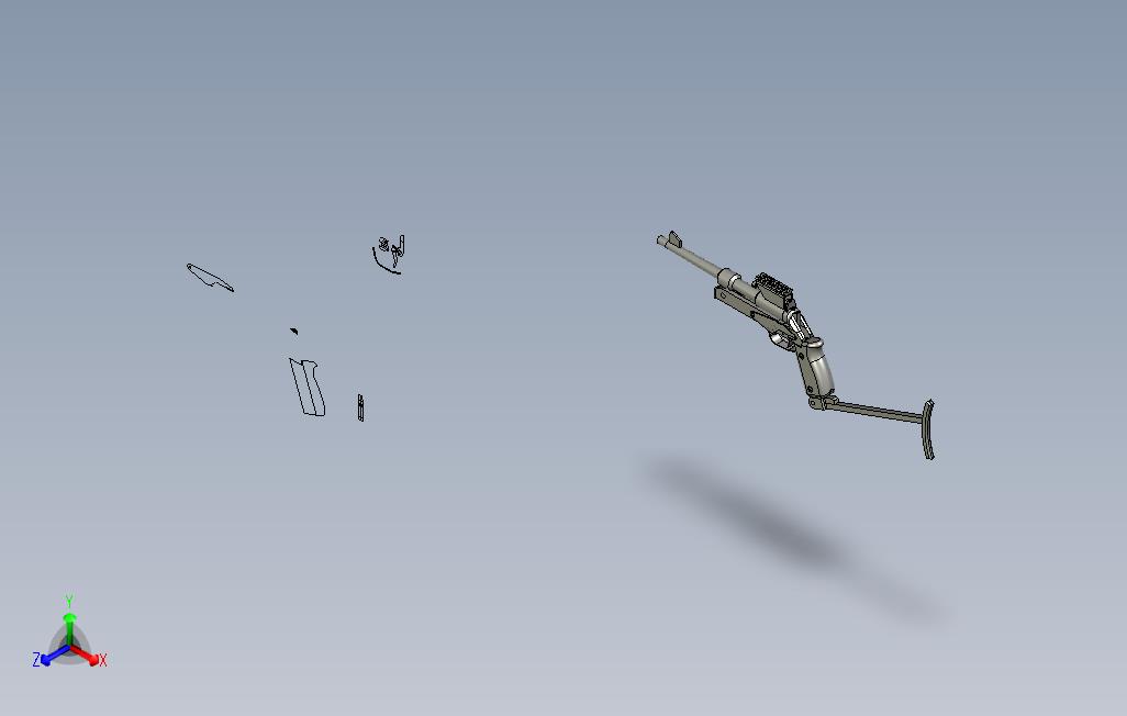 秘密长弓exeúcuer762x39断线动作步枪