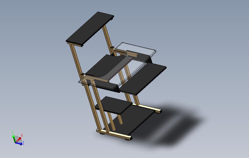 简单的台式机表Klv